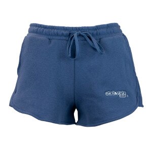 Utah state aggies embroidered fleece navy womens shorts
